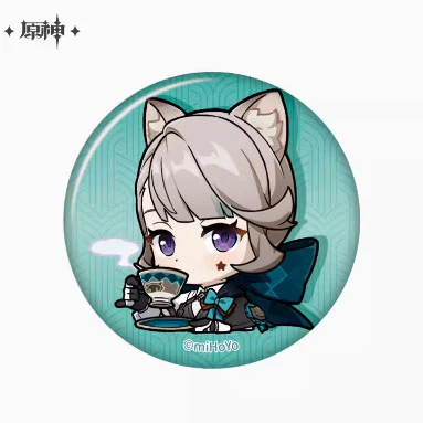 Genshin Impact Fontaine Character Chibi Badges - Image 3