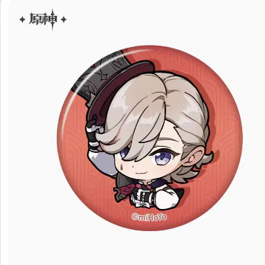 Genshin Impact Fontaine Character Chibi Badges - Image 4