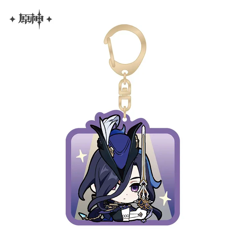 Genshin Impact Fontaine Character Chibi Keychains - Image 11