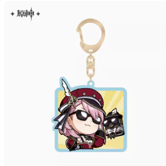Genshin Impact Fontaine Character Chibi Keychains - Image 8
