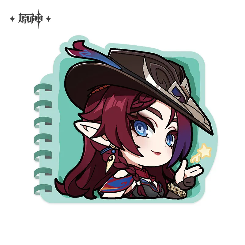 Genshin Impact - Natlan Chibi Emoji Series Notebook - Image 6
