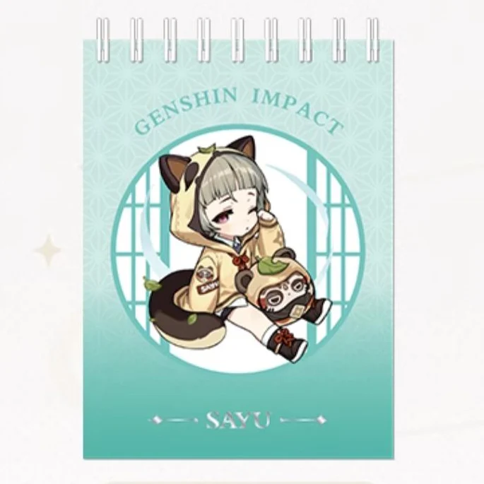 Genshin Impact - Outing Theme Series Chibi Character Coil Notebook - Image 10