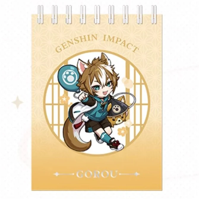 Genshin Impact - Outing Theme Series Chibi Character Coil Notebook - Image 3