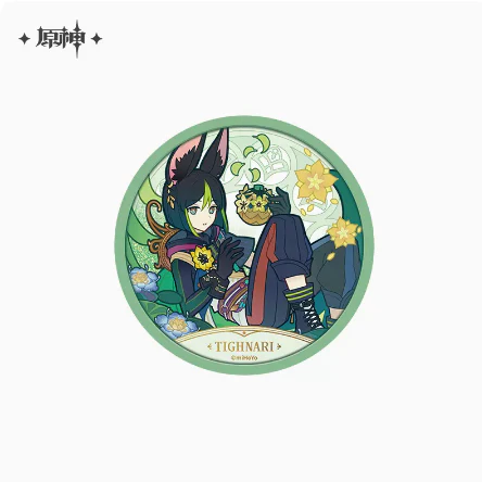 Genshin Impact Windblume's Breath Theme Glitter Floating Coaster - Image 3