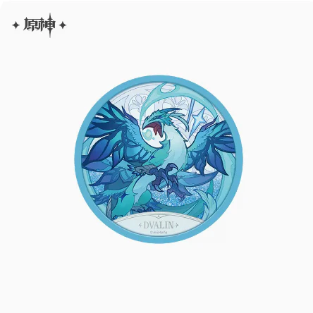 Genshin Impact Windblume's Breath Theme Glitter Floating Coaster - Image 4