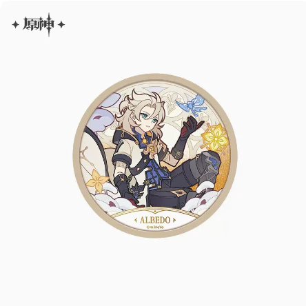 Genshin Impact Windblume's Breath Theme Glitter Floating Coaster - Image 7