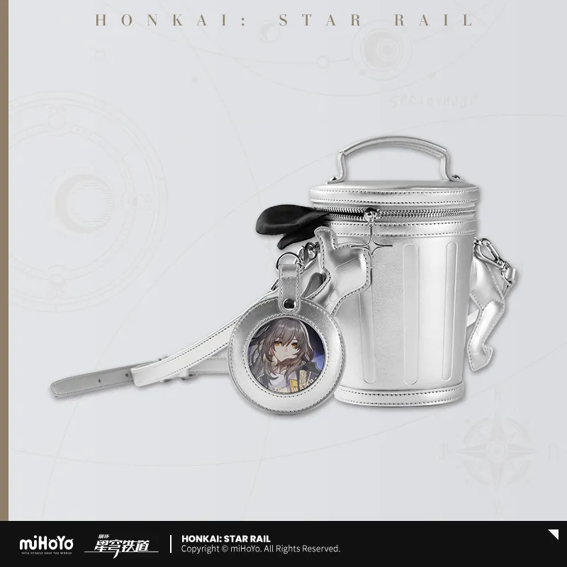 Honkai: Star Rail - Lordly Trashcan Badge Holder Keychain - Image 3