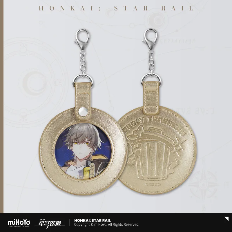 Honkai: Star Rail - Lordly Trashcan Badge Holder Keychain - Image 5