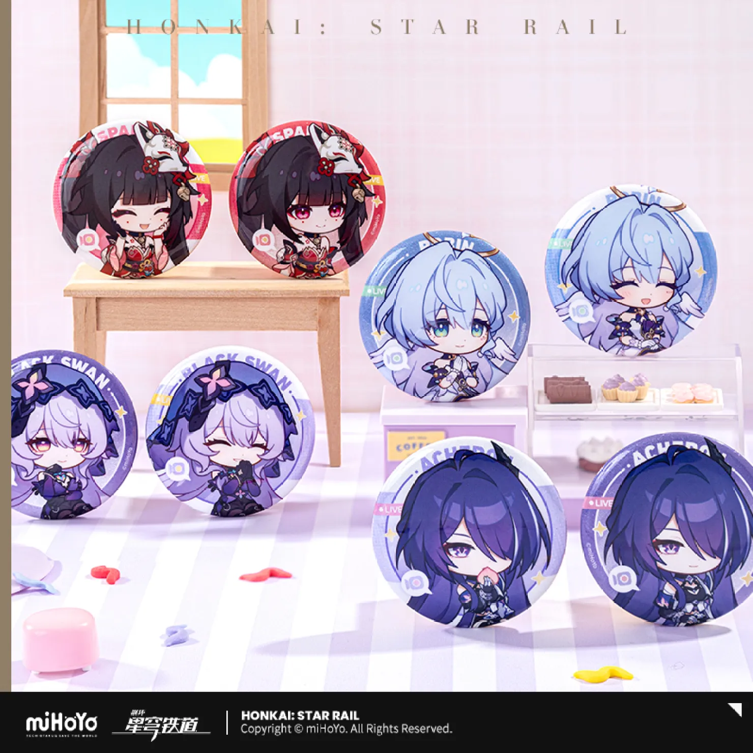 Honkai: Star Rail - Owlbert's Reception Room Series Badge Set - Image 5