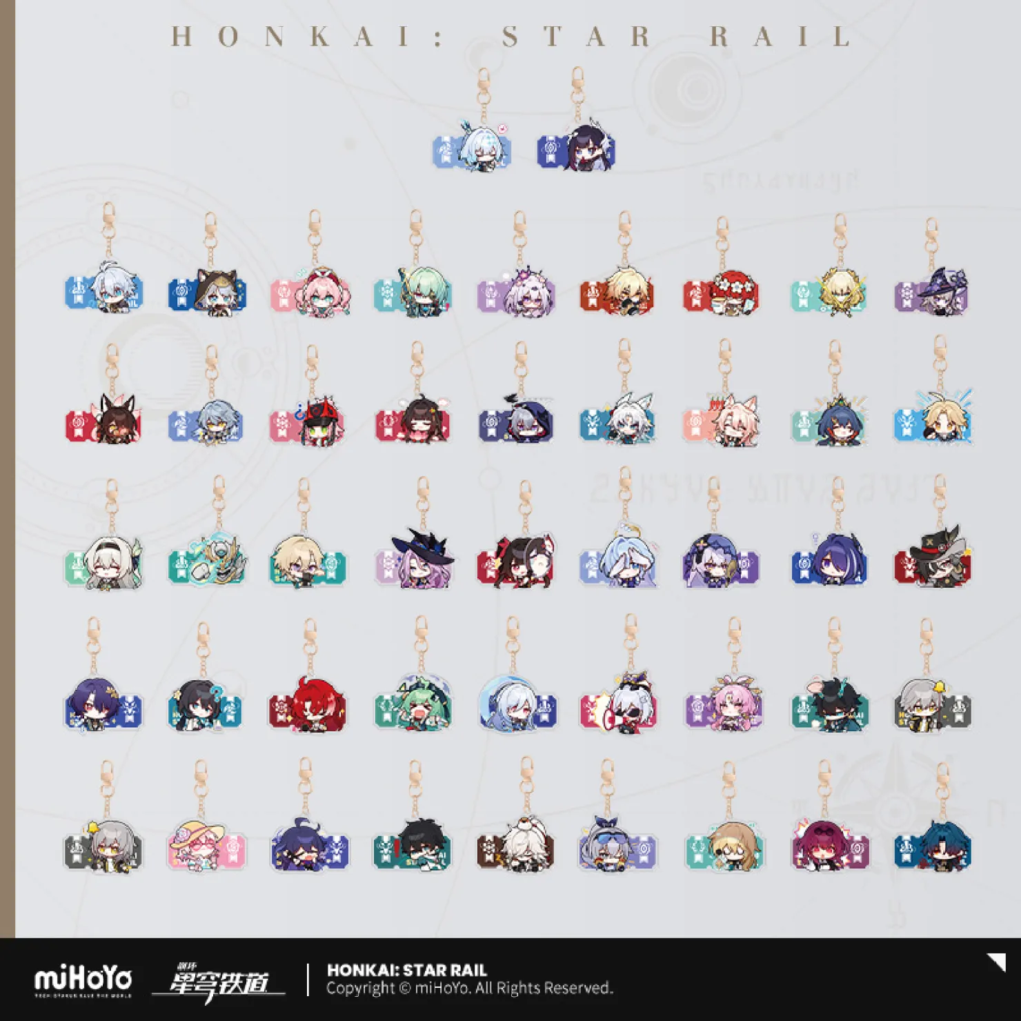 Honkai: Star Rail - Pom-Pom Gallery Acrylic Keychain - Image 6