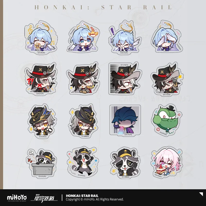 Honkai: Star Rail - Pom-Pom Gallery Chibi Sticker Pack - Image 19