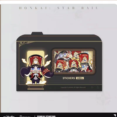 Honkai: Star Rail - Pom-Pom Gallery Chibi Sticker Pack - Image 7