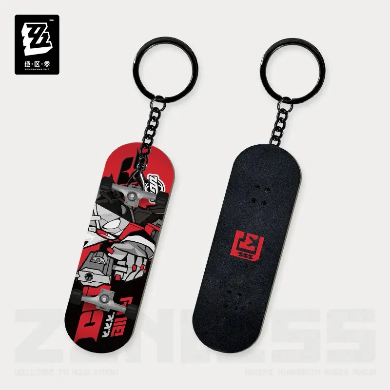 Zenless Zone Zero - New Eridu Series Chibi Finger Skateboard Keychain : Cunning Hares - Image 3